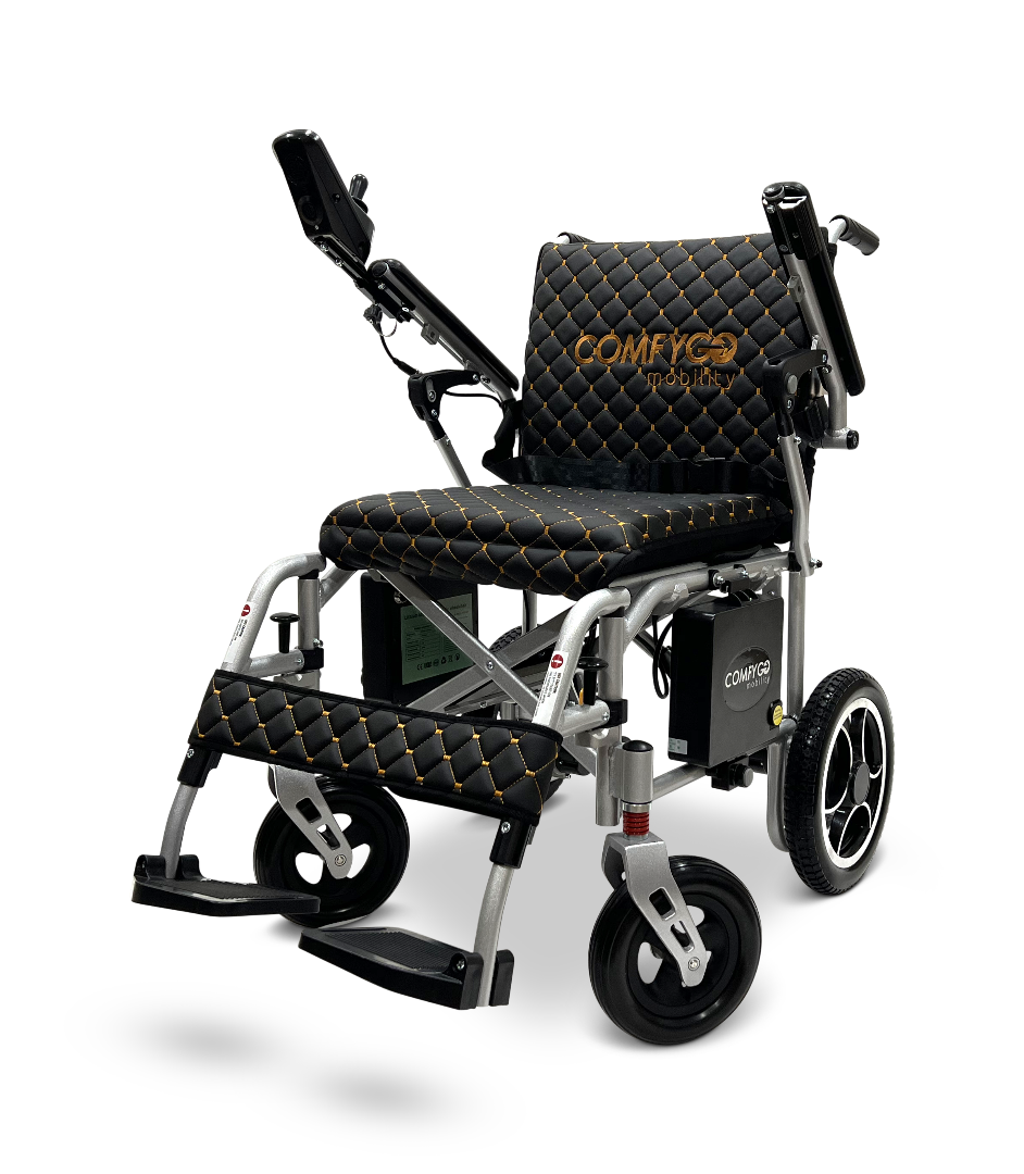 ComfyGo X-7 Lightweight Foldable Electric Wheelchair - Only 40 lbs